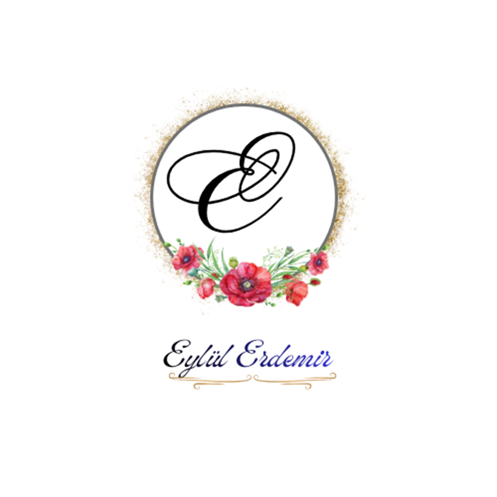 Kişiye Özel E Harfi ve İsim Yazılı Kupa Bardak