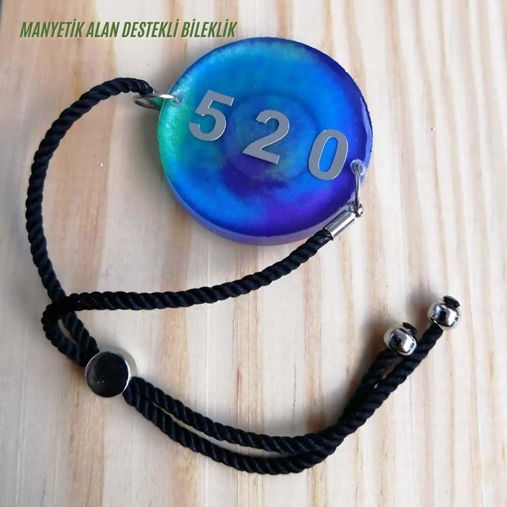 520 sayı sekansı manyetik bileklik
