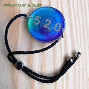 520 sayı sekansı manyetik bileklik