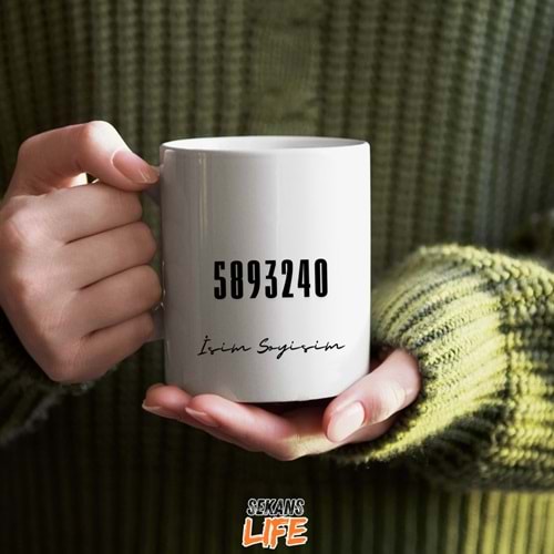 Hafıza Güçlendirme Sayı Sekans kişiye özel kupa bardak