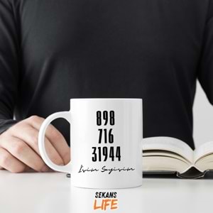 Ruh Hali Düzeltme Sayı Sekans kişiye özel kupa bardak