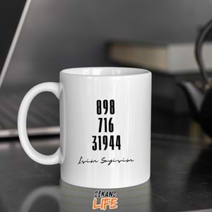 Ruh Hali Düzeltme Sayı Sekans kişiye özel kupa bardak