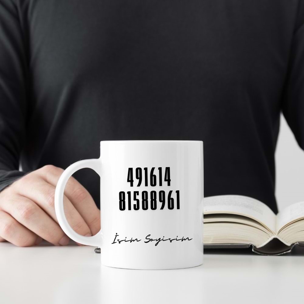 Ego Süperego Standardizasyonu Sayı Sekans kişiye özel kupa bardak