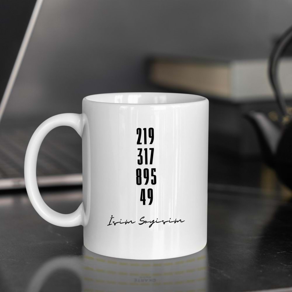 Karşılıklı anlayış Sayı Sekans kişiye özel kupa bardak