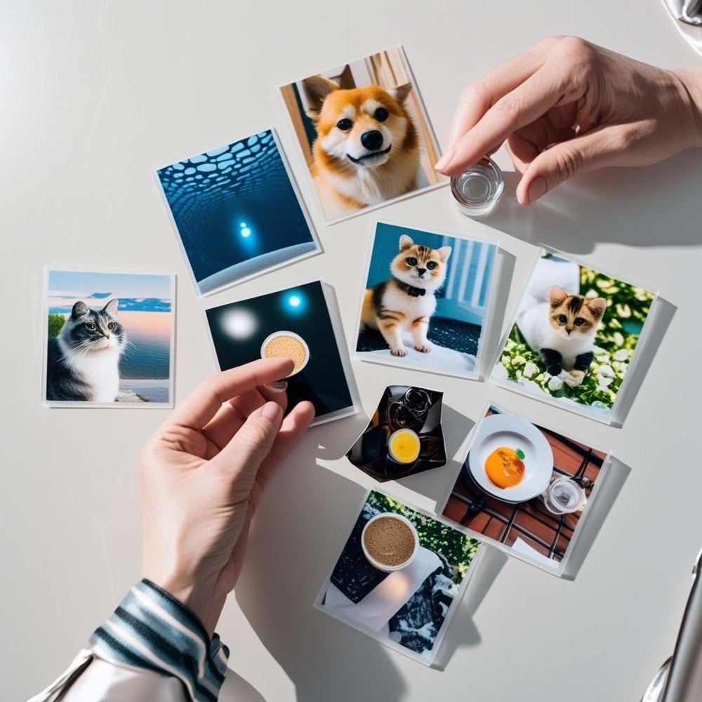 10x10 Kare Magnet 6 adet